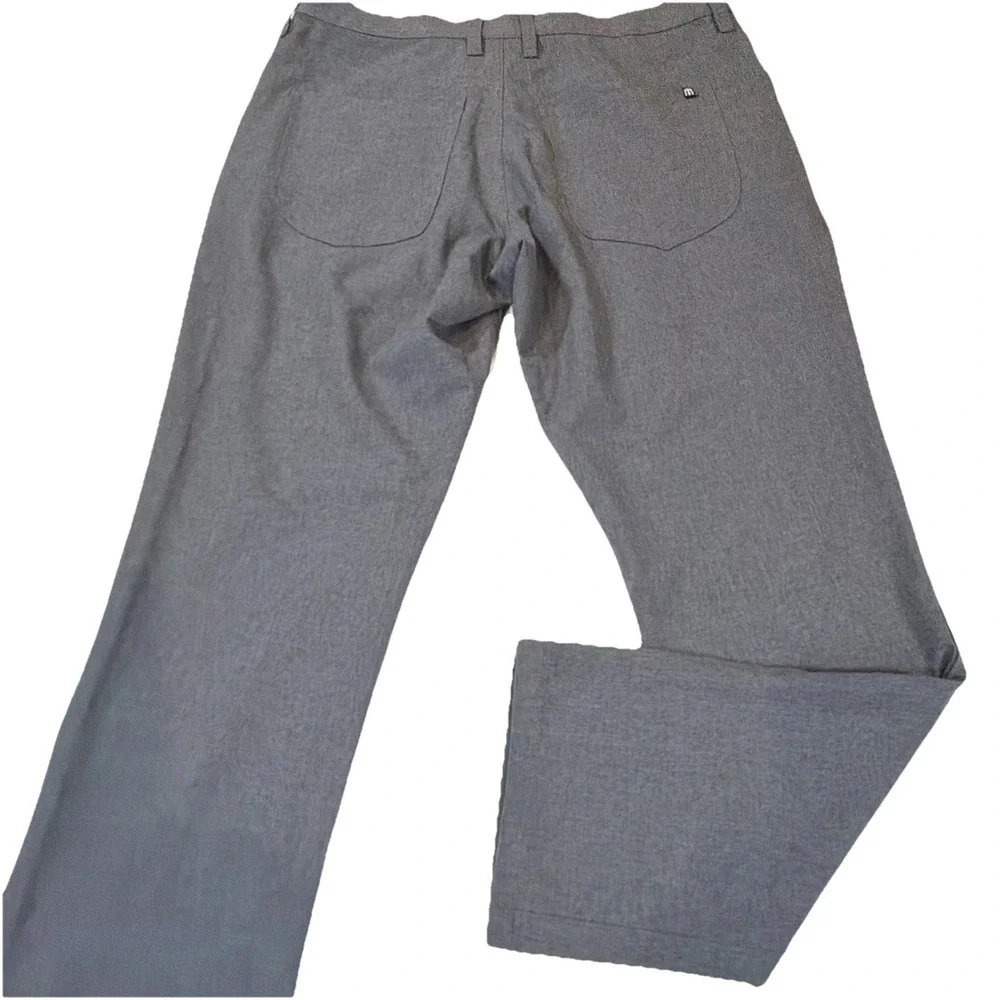 Travis Mathew Golf Pants Men 32x29 Gray Performance‎ Stretch Straight Fit Casual